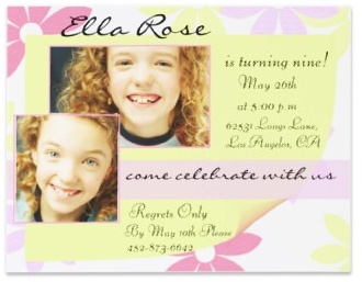 Personalised Party Invitations