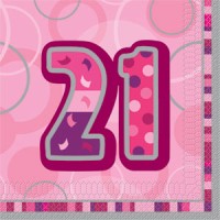 21st Birthday Pink Theme Decorations - 21st Birthday Decorations