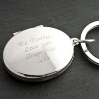 Engraved Photo Keyring - 21st Birthday Special Presents