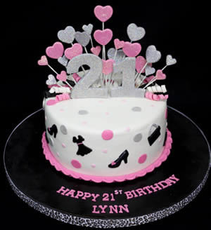 Girls 21st Birthday Cakes