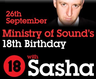 Ministry Of Sound's 18th Birthday Bash
