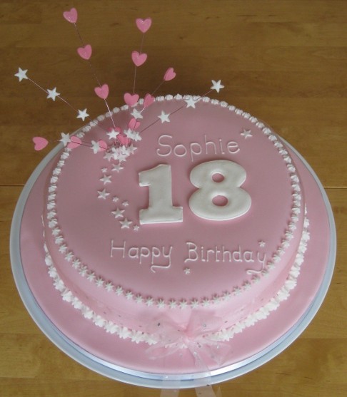 Pink & Tidy Round Cake